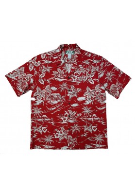 Гавайская мужская рубашка 